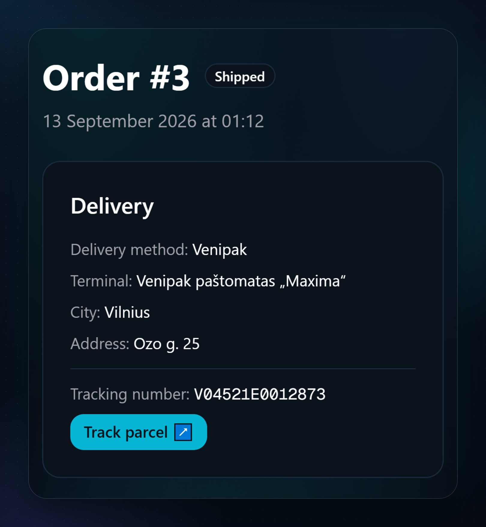 Tracking number and the 
